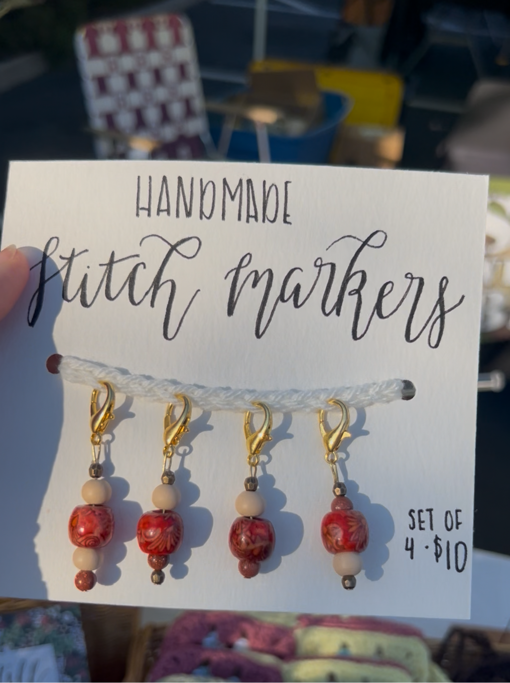 Stitch Markers - set of 4