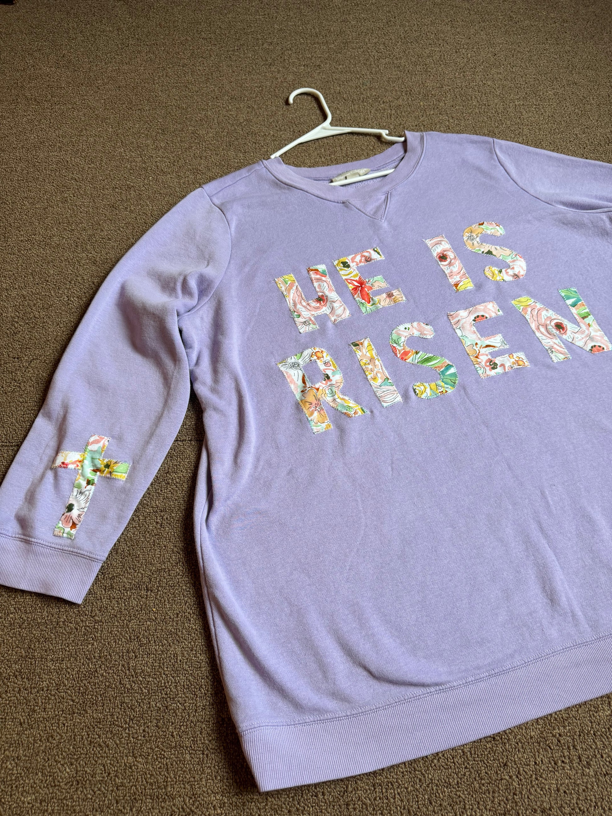 HE IS RISEN oversize sweatshirt - 1X