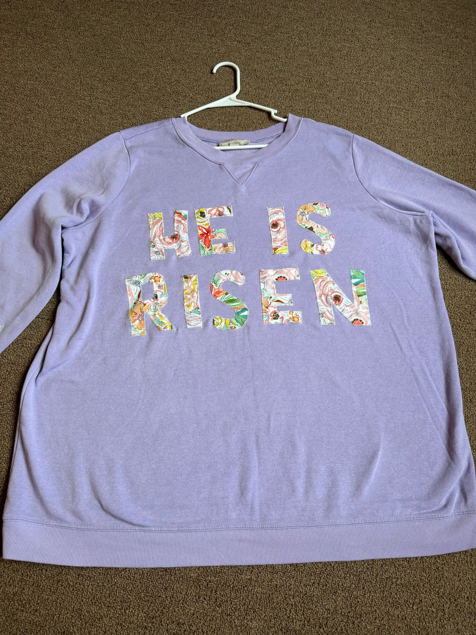HE IS RISEN oversize sweatshirt - 1X