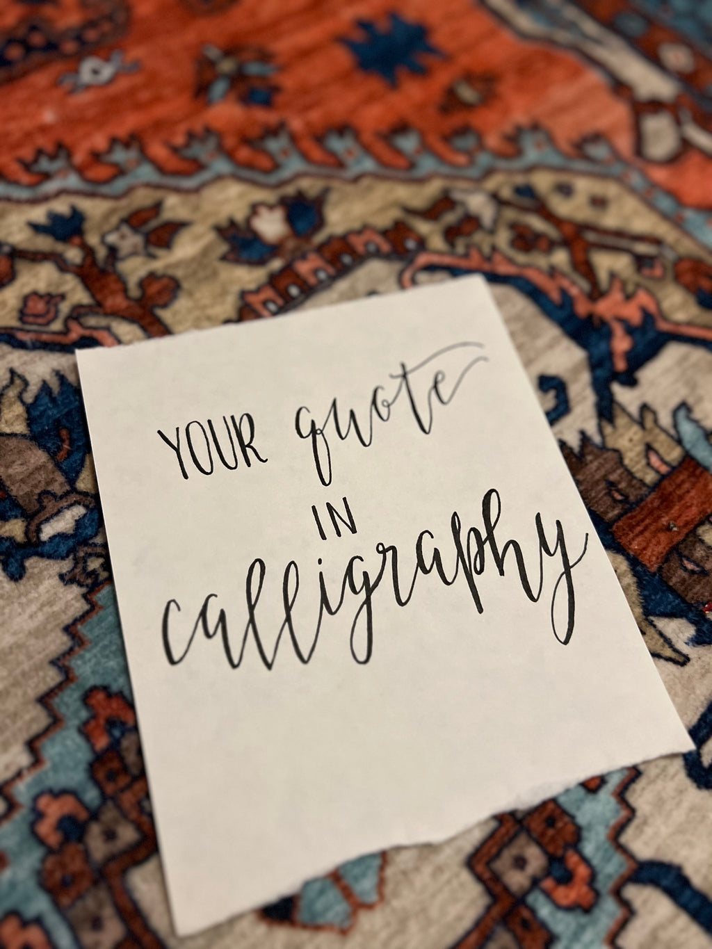 Custom Calligraphy Prints
