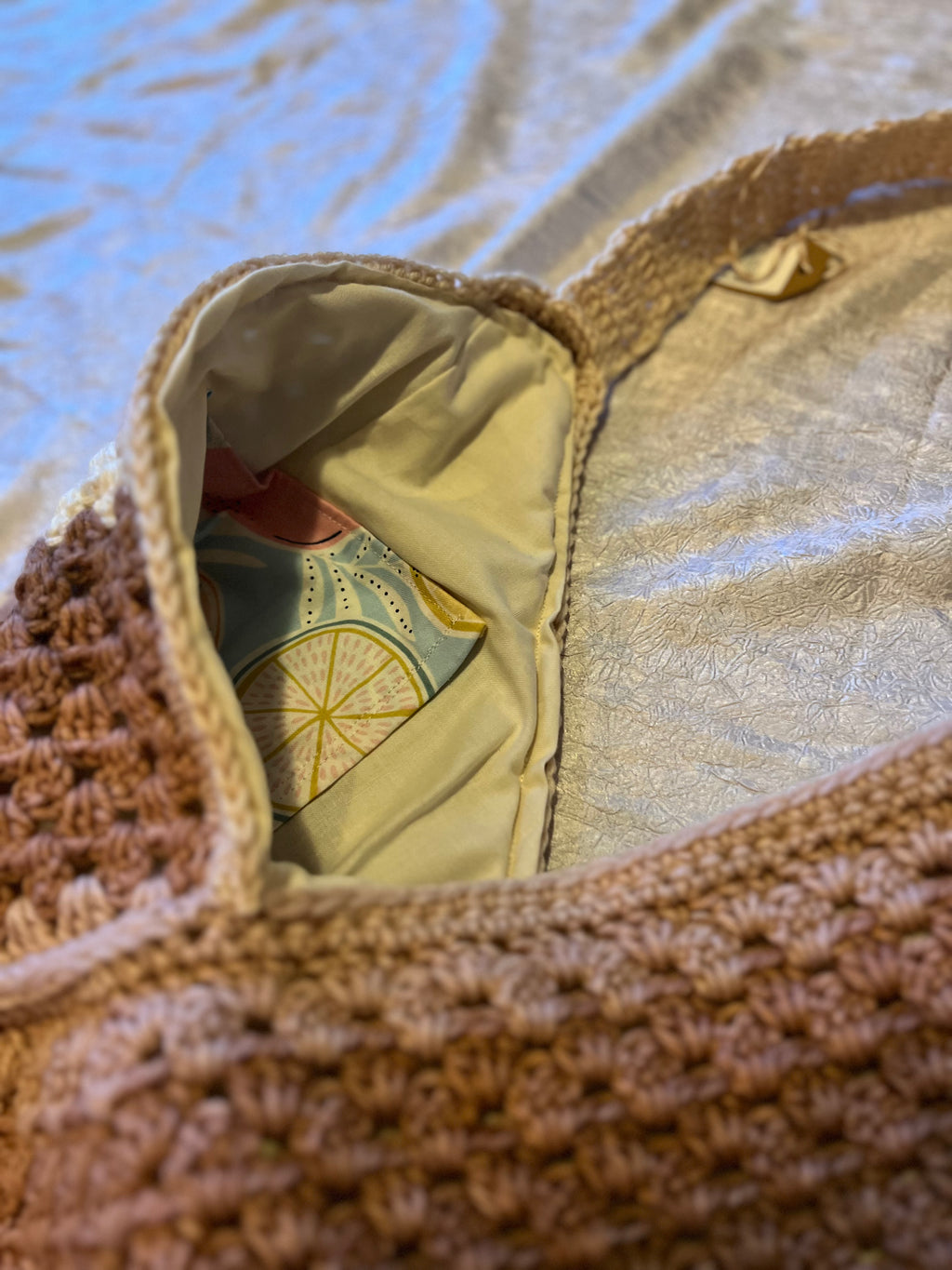 Lined Granny Stitch Bags