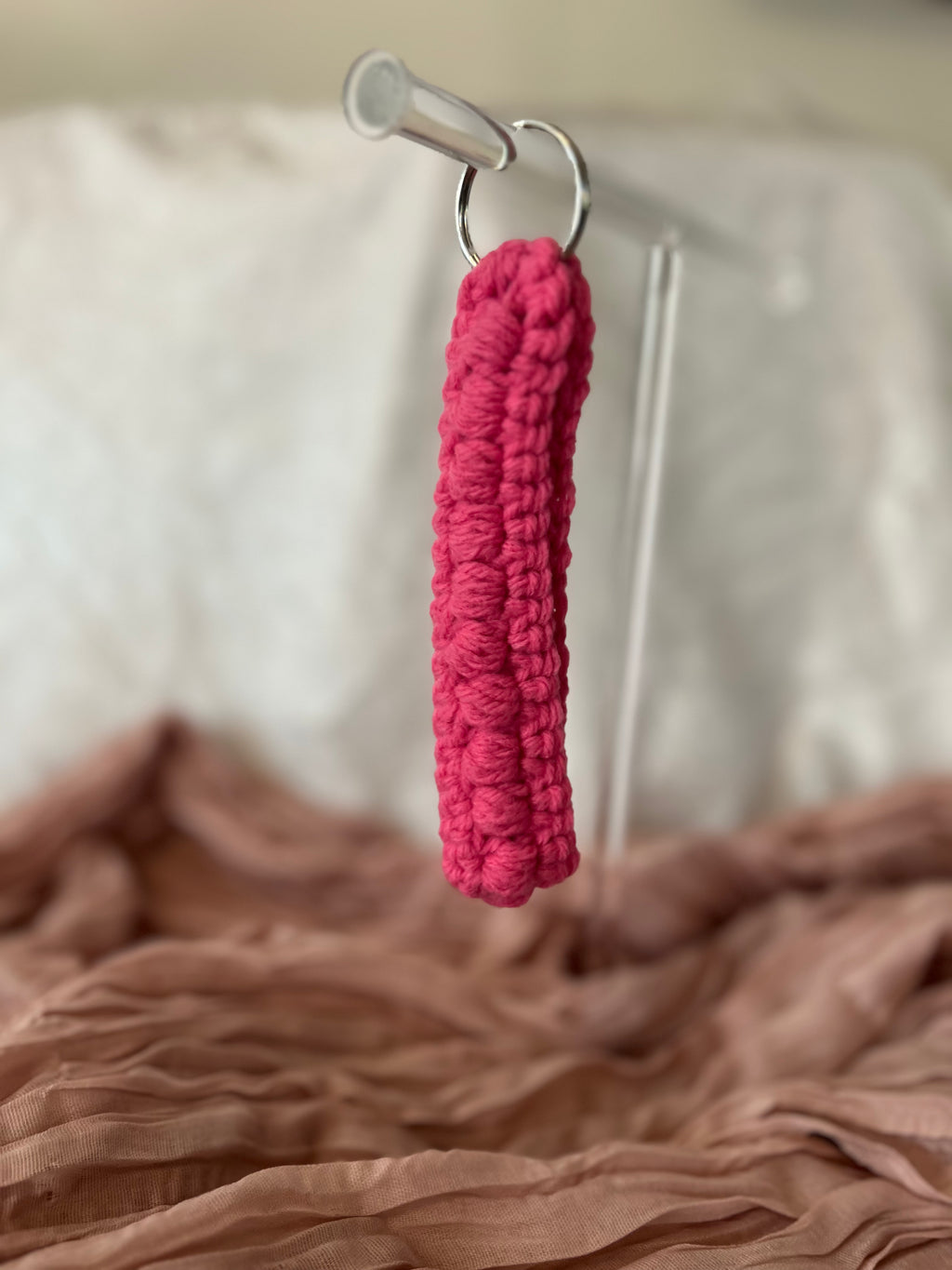 Crocheted Wristlet Keychains