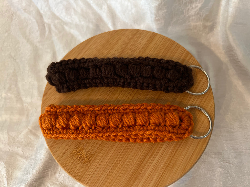 Crocheted Wristlet Keychains