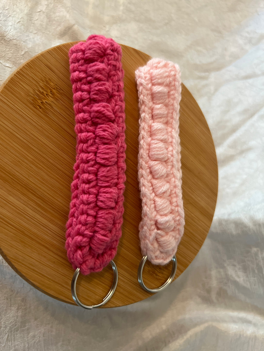 Crocheted Wristlet Keychains