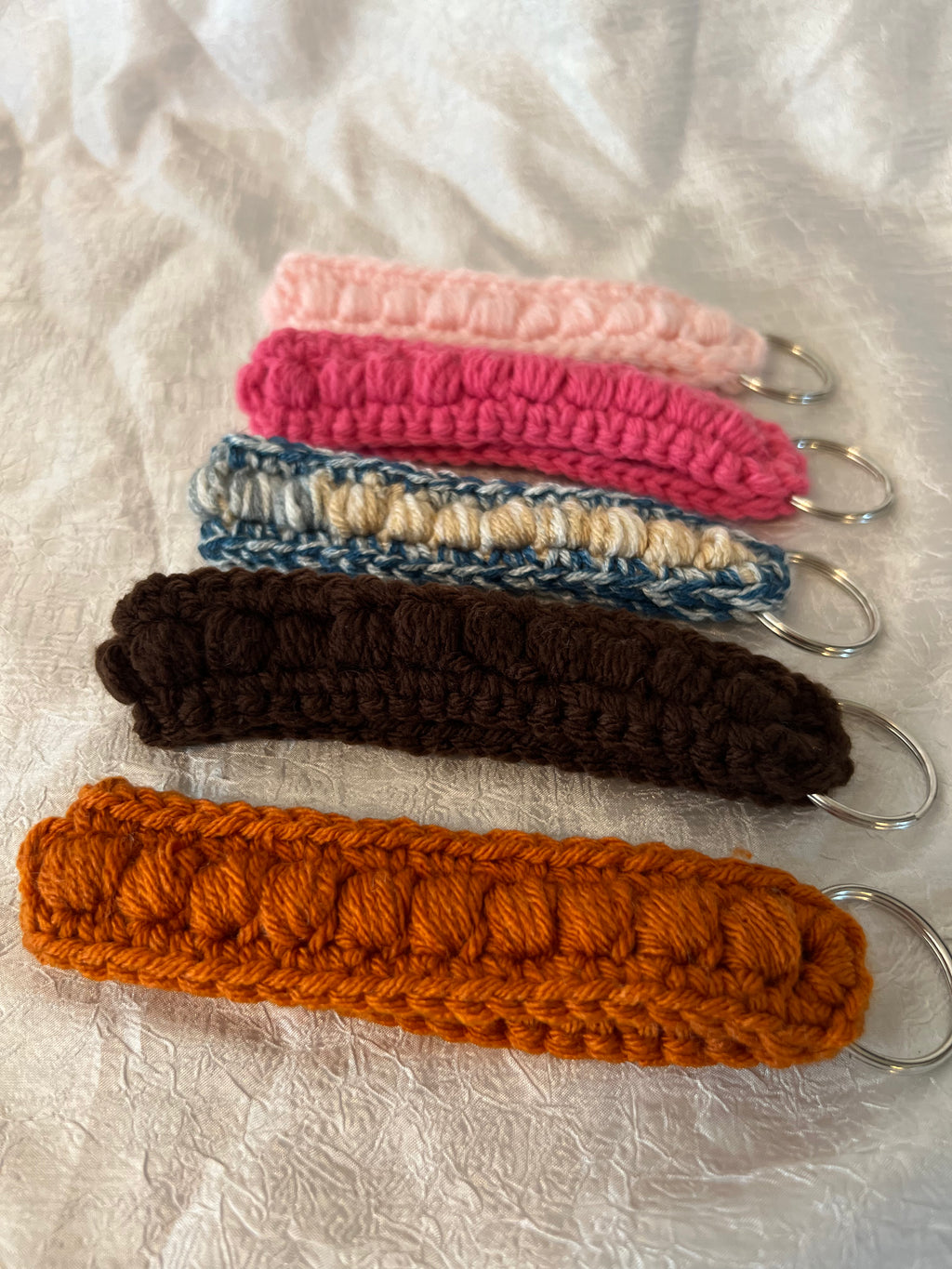 Crocheted Wristlet Keychains