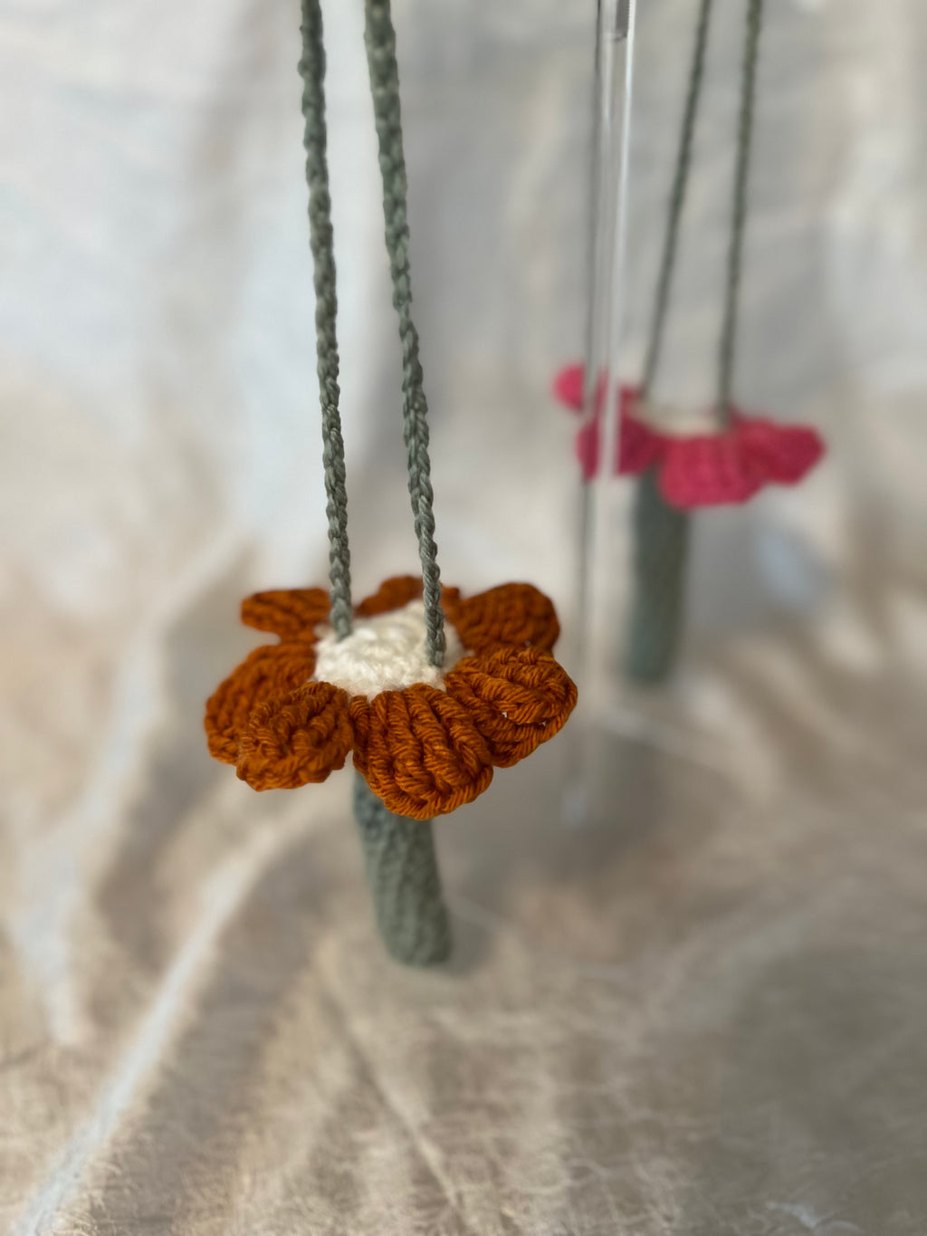 Crocheted Flower Lip Balm Cozy