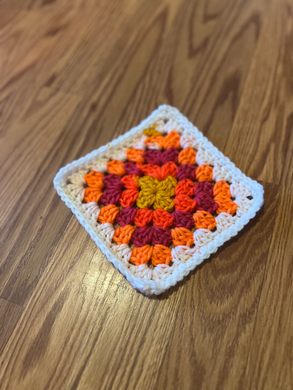 Crocheted Granny Square Vest