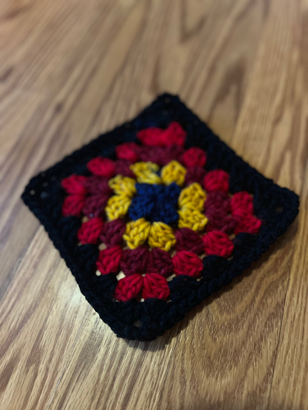 Crocheted Granny Square Vest
