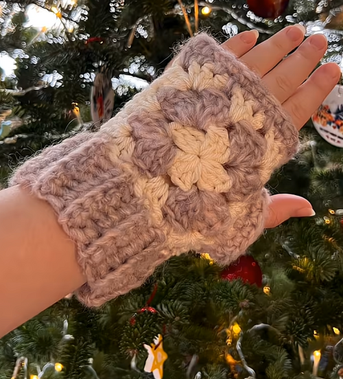 Crocheted Beanies and Hand Warmers