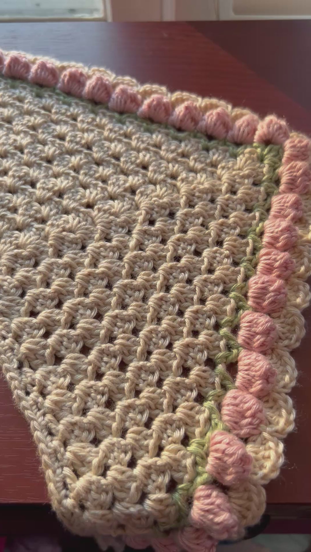 Crocheted Tulip Bandana